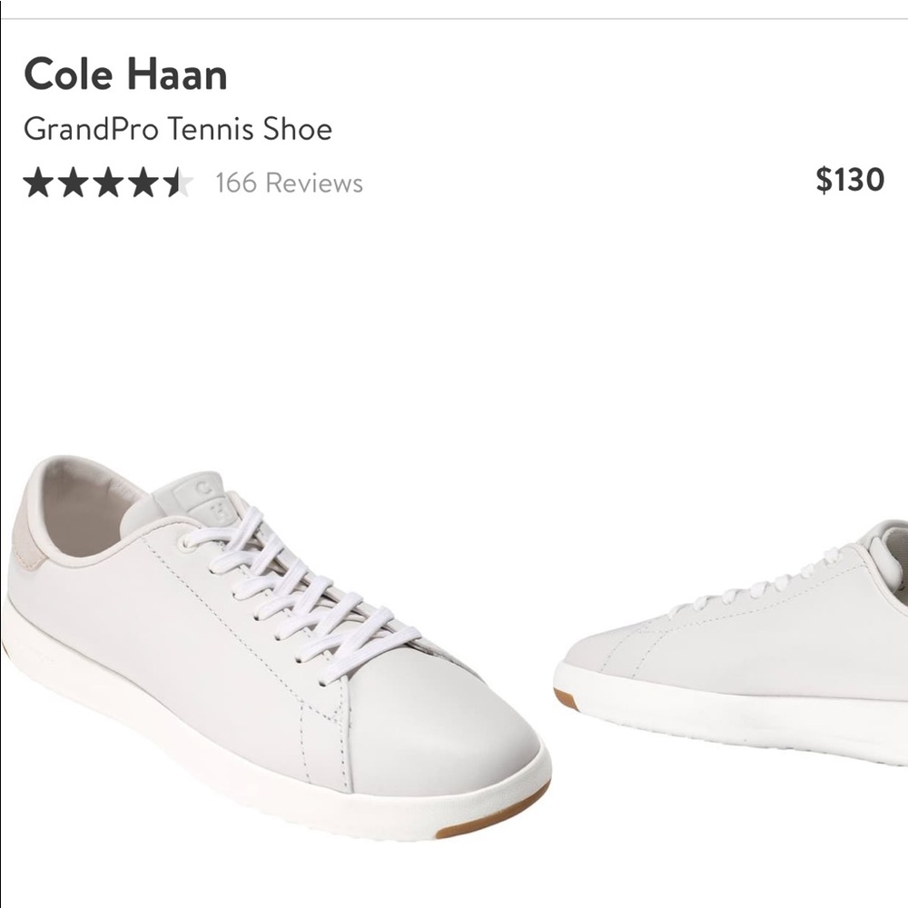 Cole Haan Grand Pro tennis shoe, never worn